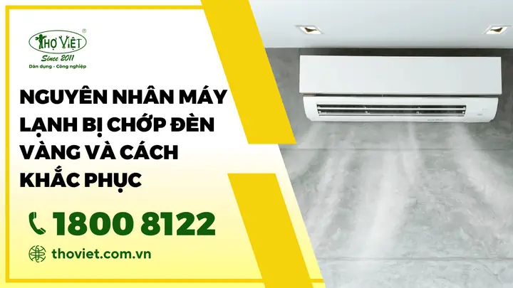 Máy Lạnh Chớp Đèn Vàng