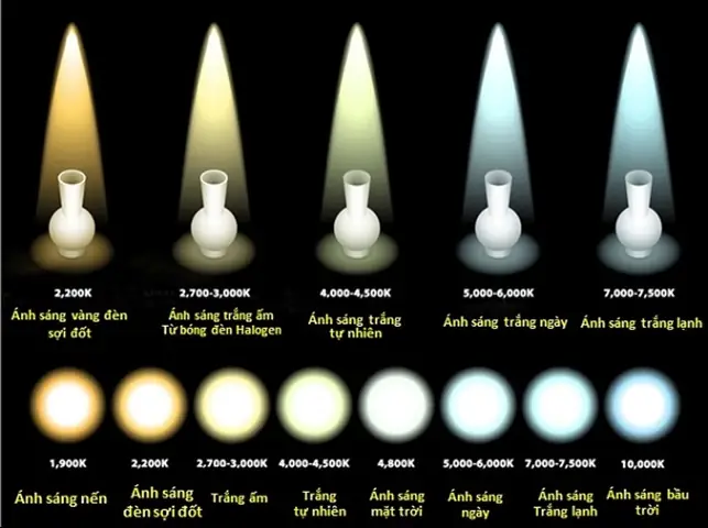 Nhiệt Độ Màu Của Bóng Đèn Halogen