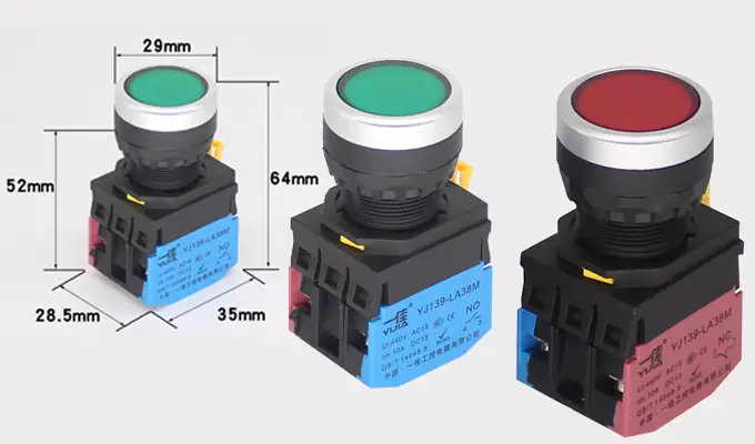 Nút Nhấn Có Đèn 24v