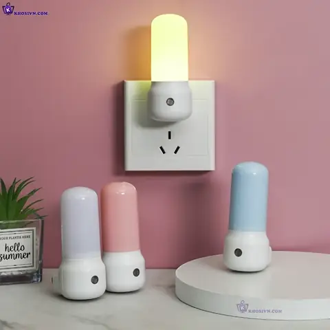 Ổ Cắm Điện Kiêm Đèn Ngủ