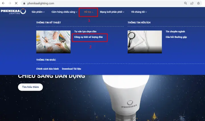 Phần Mềm Tính Số Lượng Đèn