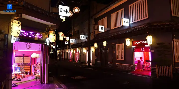 Phố Đèn Đỏ Ở Osaka
