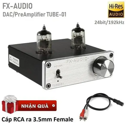 Pre Đèn Fx Audio Tube 01