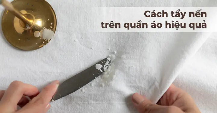 Quần Áo Dính Sáp Đèn Cầy