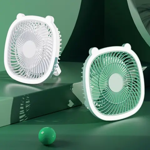 Quạt Sạc Tích Điện Có Đèn