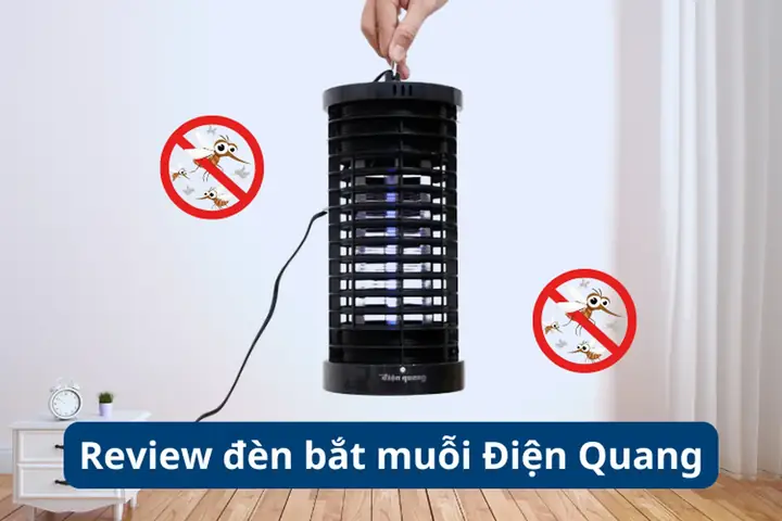 Review Đèn Bắt Muỗi Điện Quang