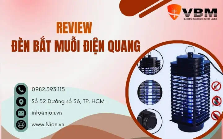 Review Đèn Bắt Muỗi Điện Quang