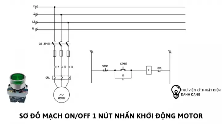 Sơ Đồ Đấu Nút Nhấn Có Đèn