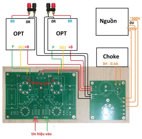 Sơ Đồ Mạch Ampli Đèn