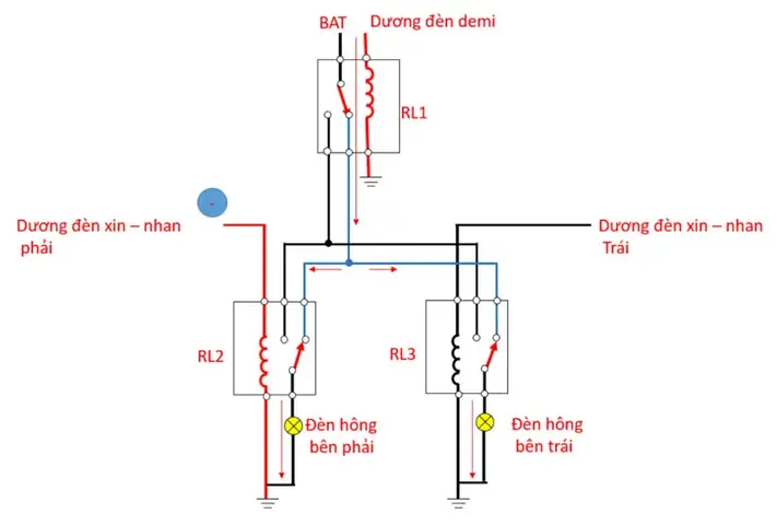 Sơ Đồ Mạch Điện Đèn Xi Nhan