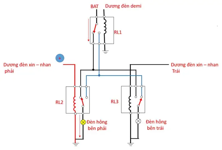 Sơ Đồ Mạch Điện Đèn Xi Nhan
