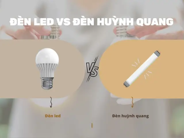 So Sánh Công Suất Đèn Led Và Đèn Huỳnh Quang