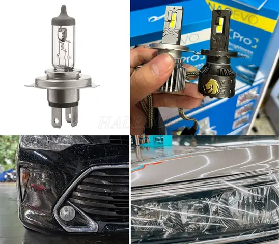 So Sánh Đèn Led Và Đèn Halogen Trên Xe Máy