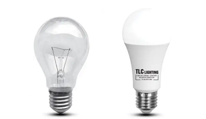 So Sánh Đèn Led Và Đèn Sợi Đốt
