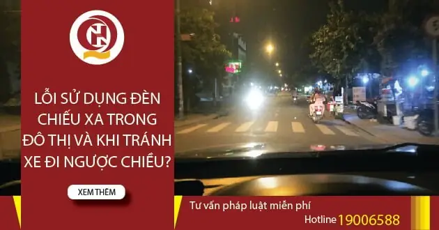 Sử Dụng Đèn Chiếu Xa Trong Đô Thị