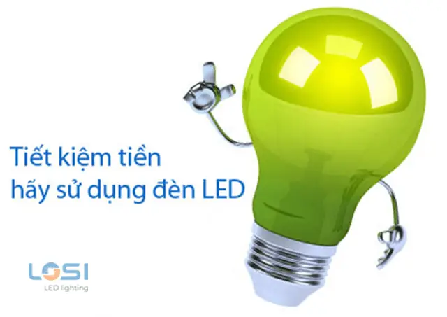 Sử Dụng Đèn Led Tiết Kiệm Điện