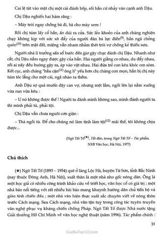 Tắt Đèn Ngữ Văn 8