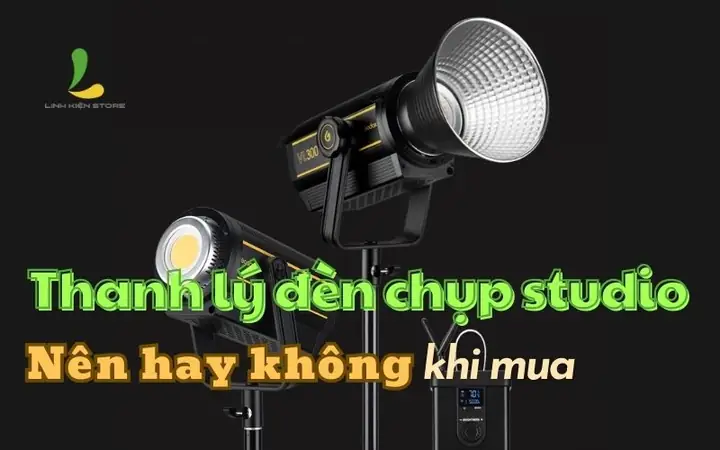 Thanh Lý Đèn Chụp Studio