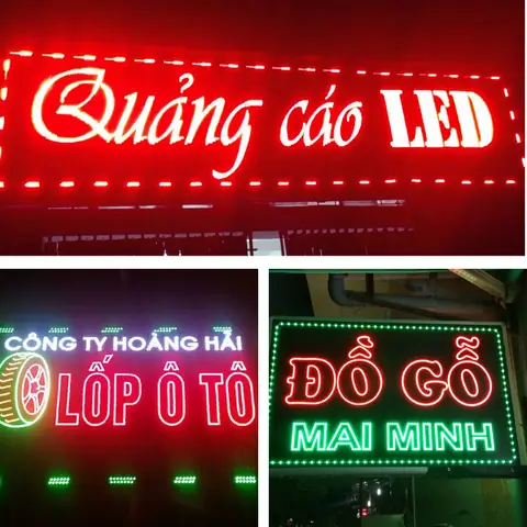 Thi Công Bảng Hiệu Đèn Led