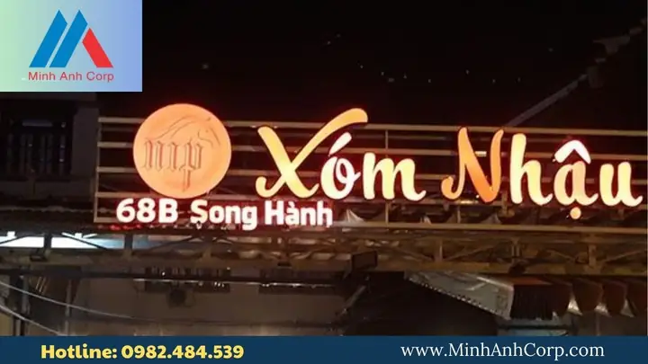 Thi Công Bảng Hiệu Đèn Led