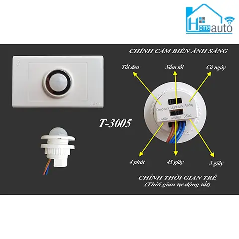 Thiết Bị Bật Tắt Đèn Tự Động