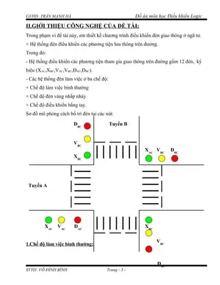 Thiết Kế Đèn Giao Thông Tại Ngã Tư