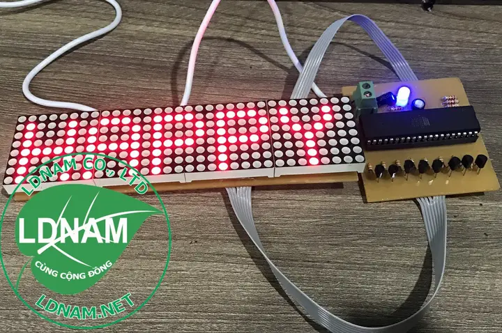 Thiết Kế Mạch Đèn Led Chạy Chữ
