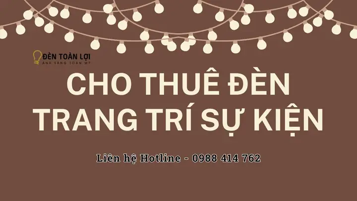 Thuê Dây Đèn Trang Trí