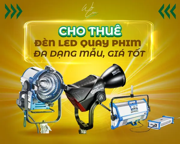 Thuê Đèn Led Quay Phim