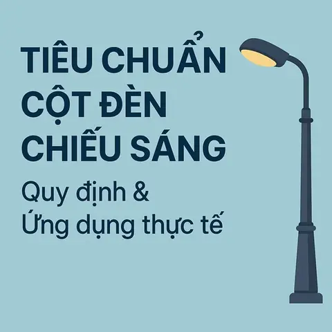 Tiêu Chuẩn Nghiệm Thu Cột Đèn Chiếu Sáng