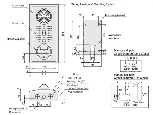 Tổ Hợp Chuông Đèn Nút Ấn Hochiki