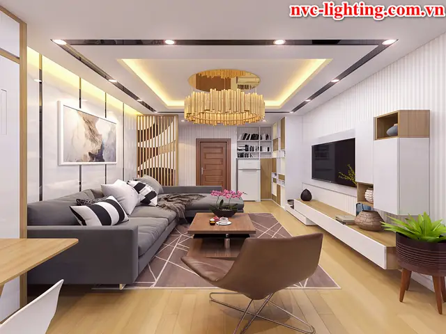 Trang Trí Đèn Led Phòng Khách