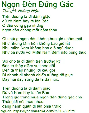 Trong Gió Trong Mưa Ngọn Đèn Đứng Gác