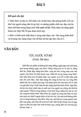 Tức Nước Vỡ Bờ Trích Tắt Đèn