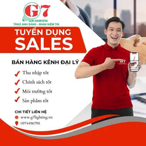 Tuyển Nhân Viên Kinh Doanh Đèn Led