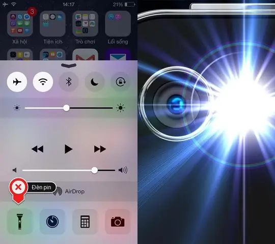 Ứng Dụng Bật Đèn Flash