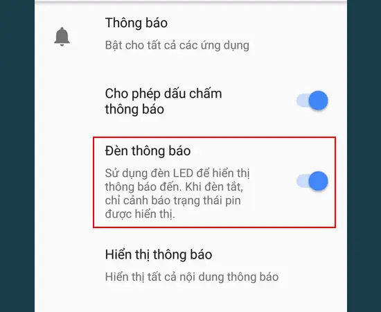 Ứng Dụng Đèn Led Thông Báo