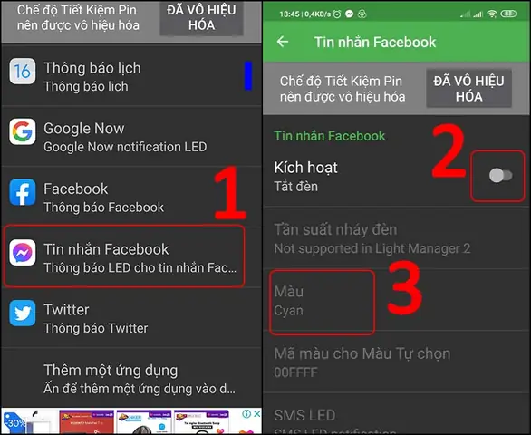 Ứng Dụng Đèn Led Thông Báo