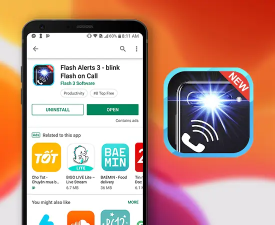 Ứng Dụng Nháy Đèn Flash Cho Iphone