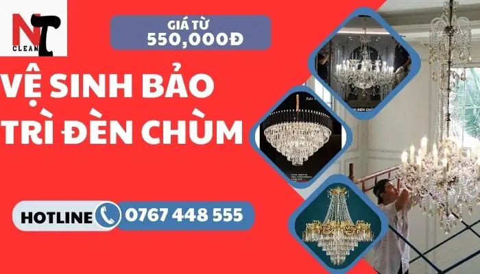 Vệ Sinh Đèn Chùm Tại Tphcm