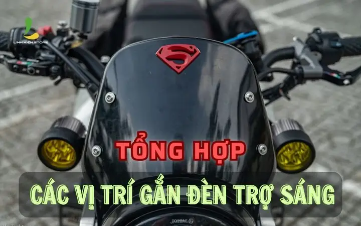 Vị Trí Gắn Đèn Trợ Sáng Cho Exciter 150